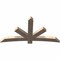 Ekena Millwork Alberta Smooth Timber Gable Bracket, Douglas Fir, 72"W x 39"H x 3 1/2"D x 5 1/2"F, 13/12 Pitch GBW072X39X0406ALB00SDF - alternate 5